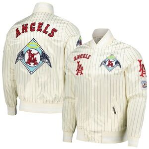 Pro Standard Los Angeles Angels Cooperstown Collection Pinstripe Retro Jacket XL